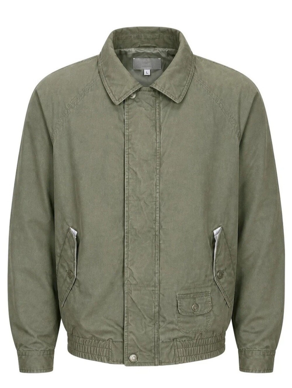 Mighty Mac Jacket Mens 2XL Green Blanket Lined Full Zip Pockets Outdoor